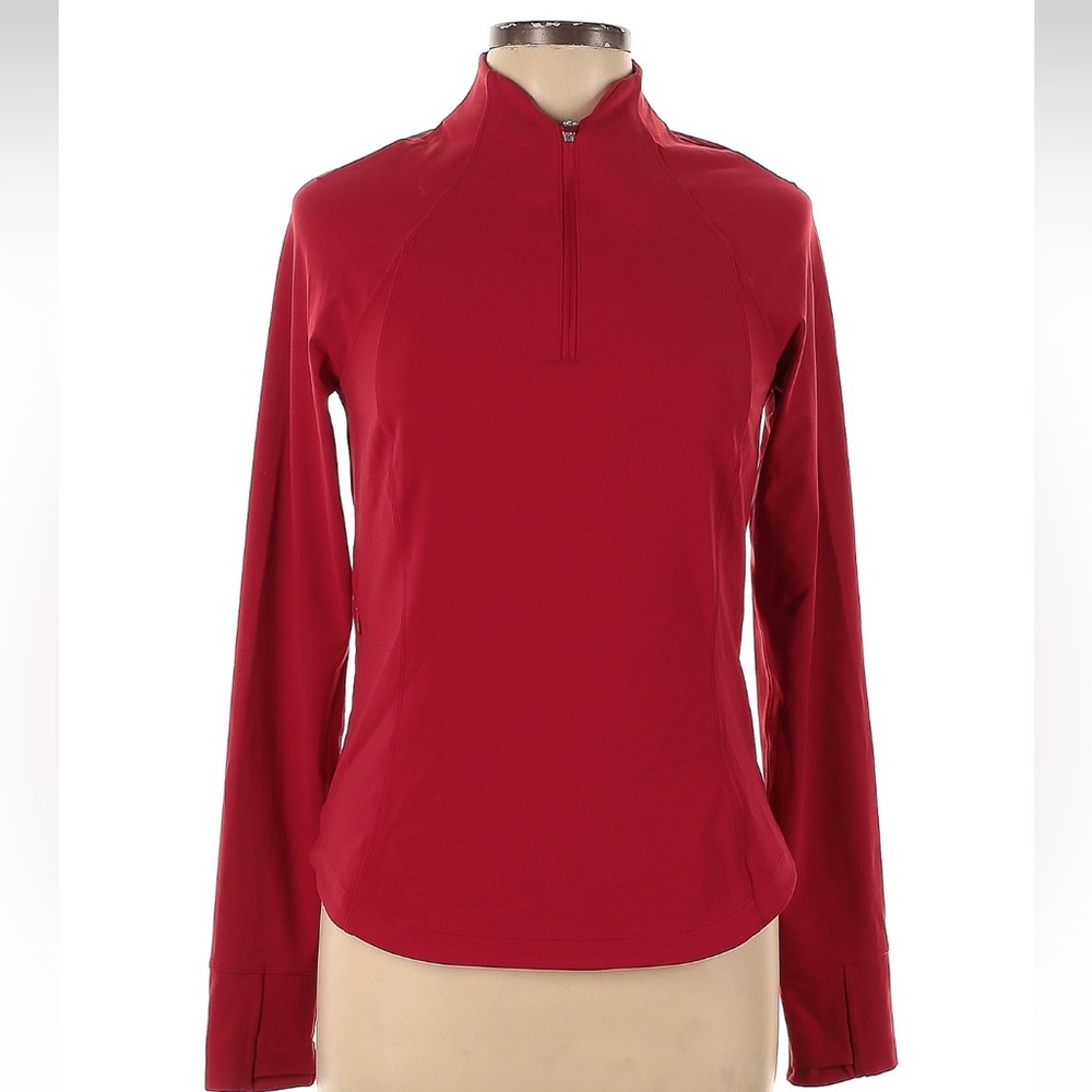 Athleta salutation stash quarter zip